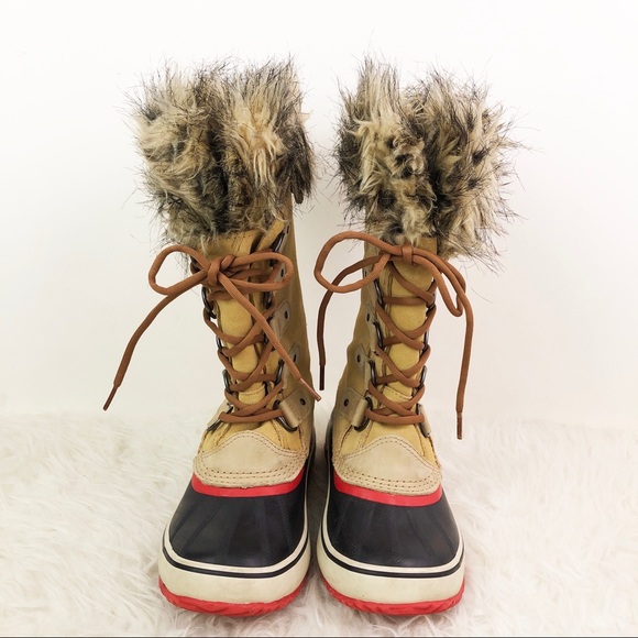 SOREL Joan Of Arctic Camel Waterproof Winter Boots - Picture 4 of 10